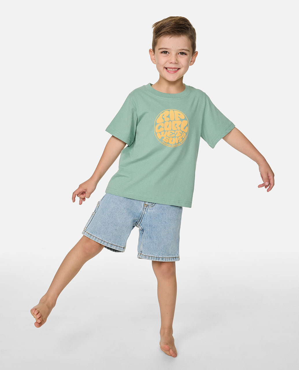 Rip Curl Wettie Passage Icon T-Shirt für Kinder