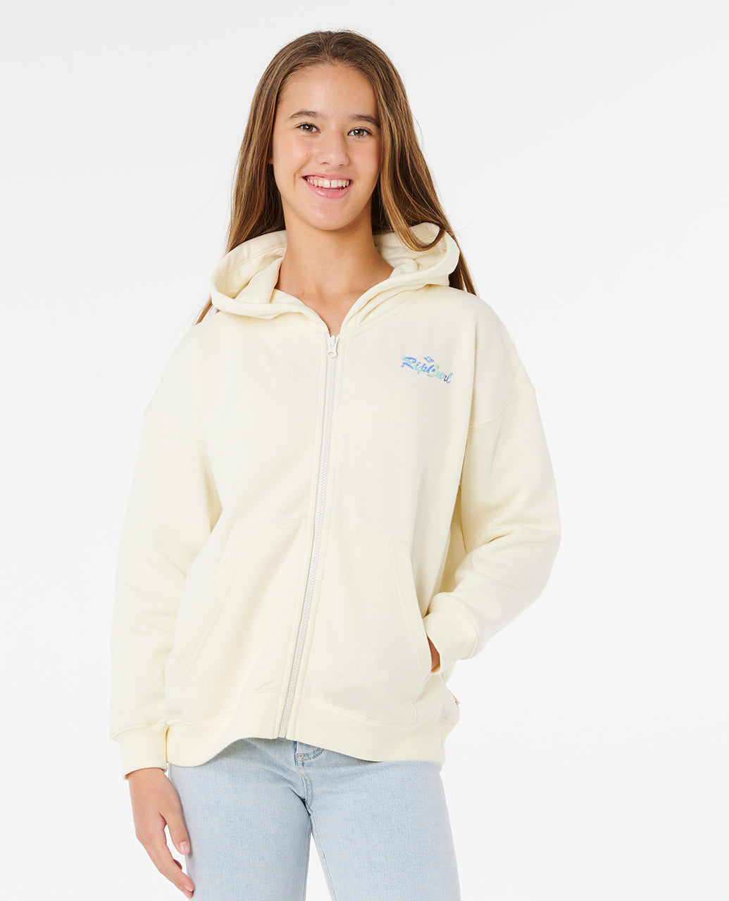 Rip Curl Lay Day Relaxed Zip Fleece für Mädchen