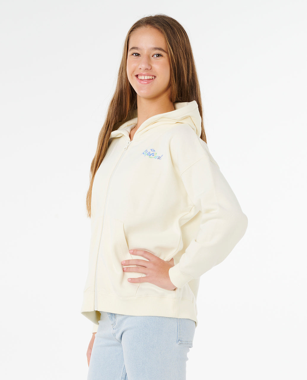 Rip Curl Lay Day Relaxed Zip Fleece für Mädchen