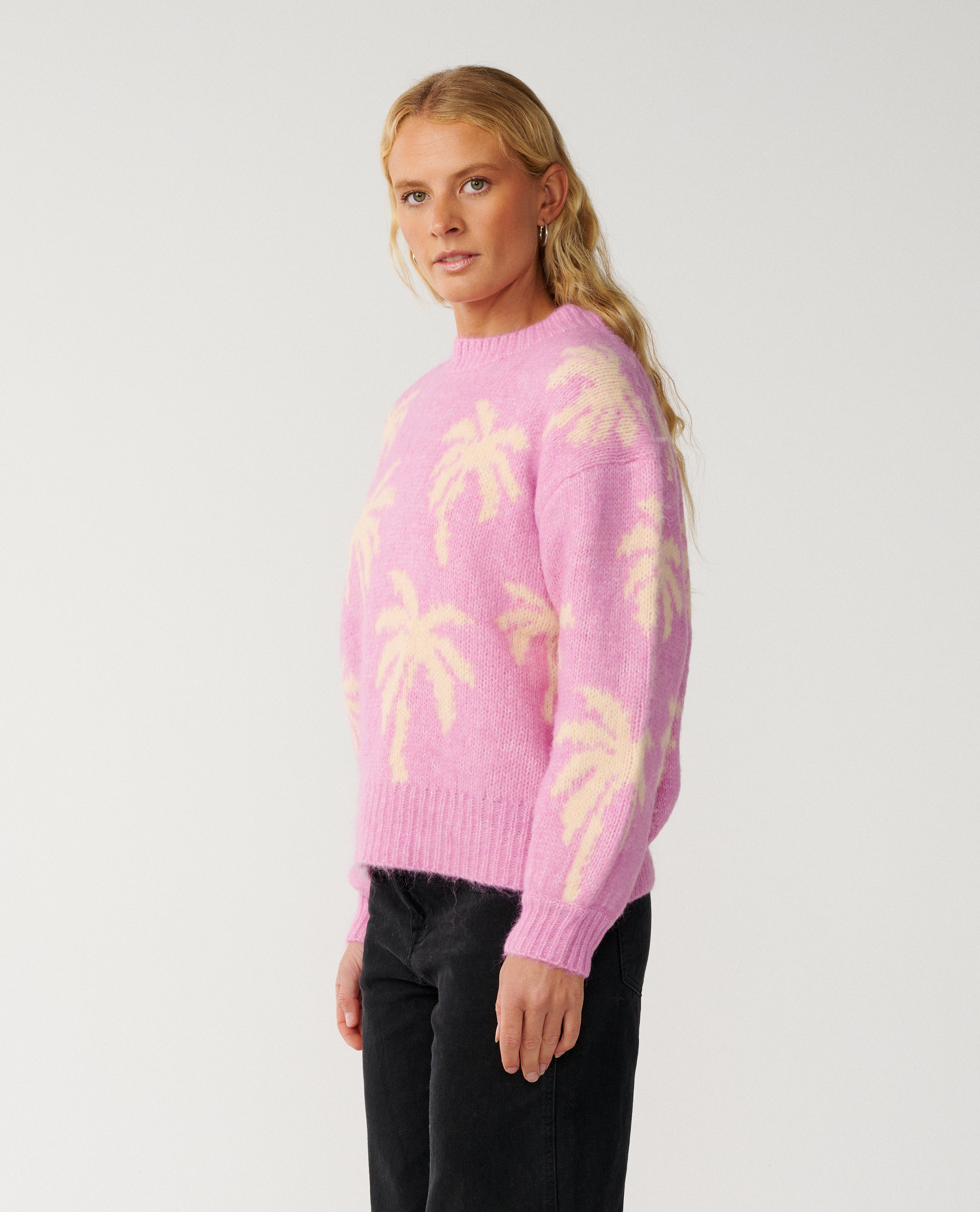 Rip Curl Retro Swell Palm Jacquard Pullover