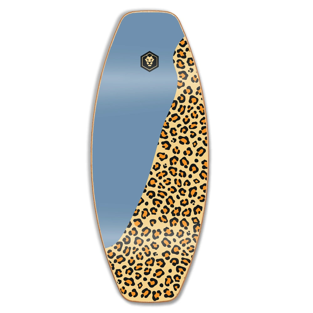 Daffy Boards Trick-Balance Board mit Fiberglas-Kern - Design: Leopard