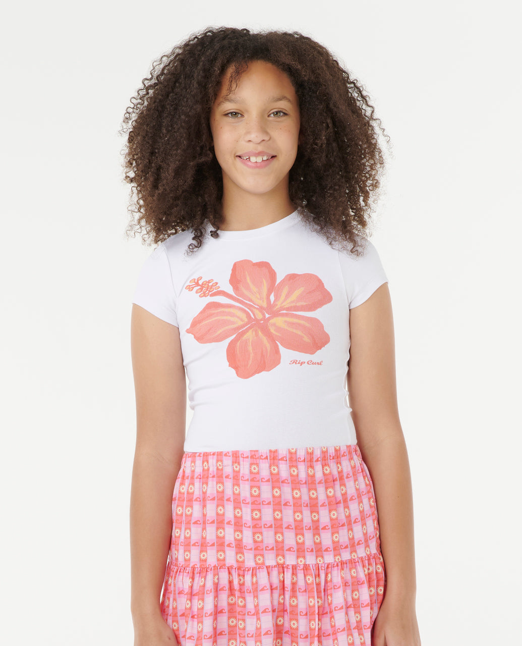 Rip Curl Hibiscus T-Shirt für Mädchen (8-16 Jahre)
