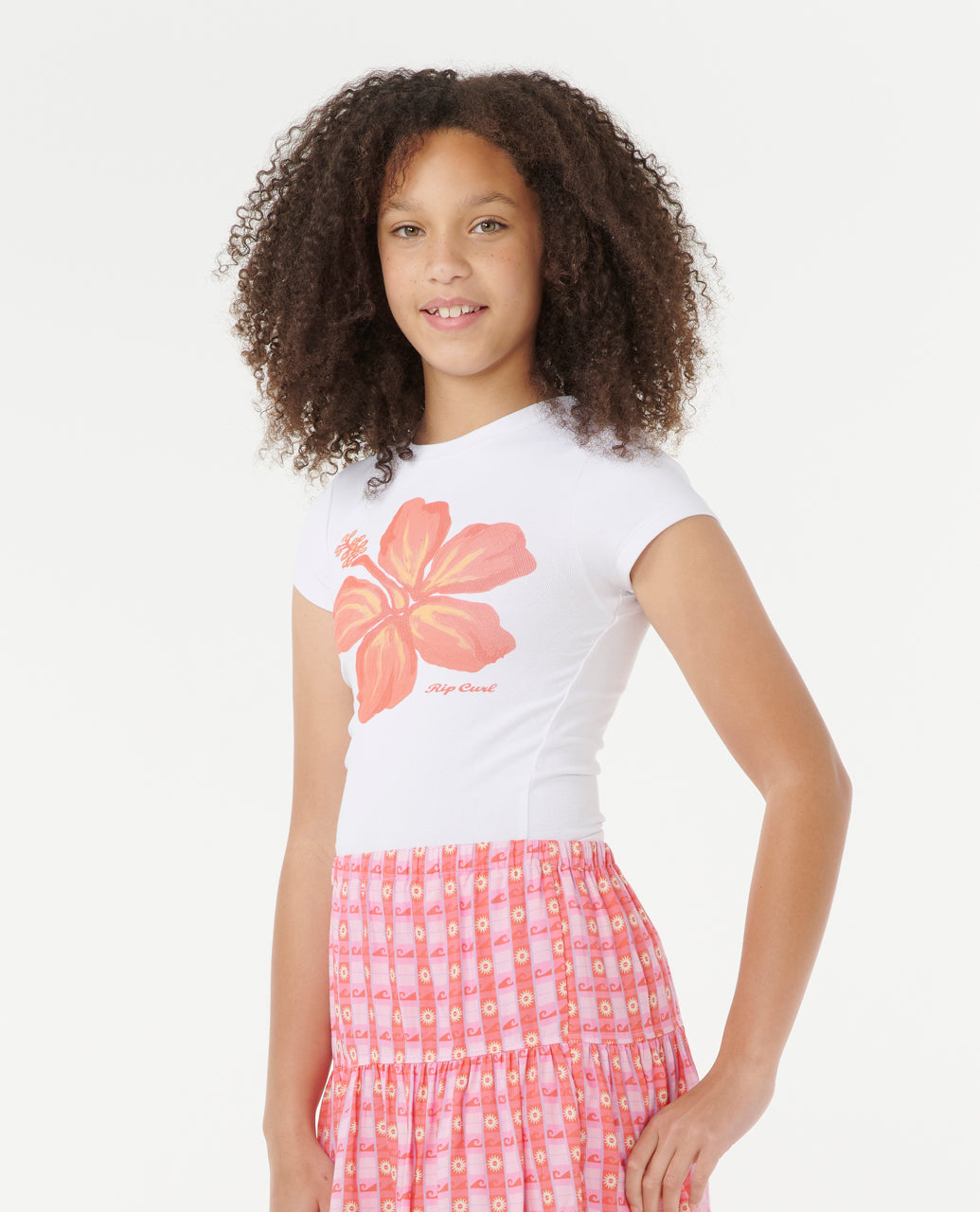 Rip Curl Hibiscus T-Shirt für Mädchen (8-16 Jahre)