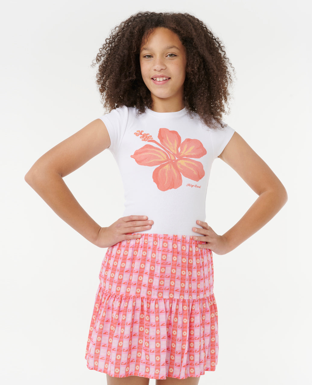 Rip Curl Hibiscus T-Shirt für Mädchen (8-16 Jahre)