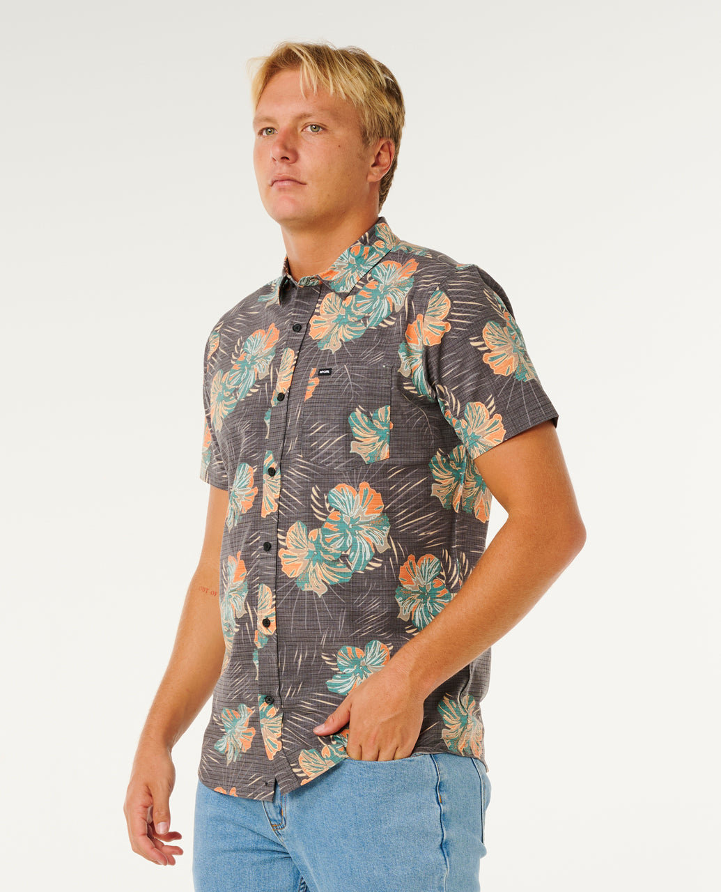 Rip Curl Sessions Aerotech Kurzarmhemd - Mooloolabas