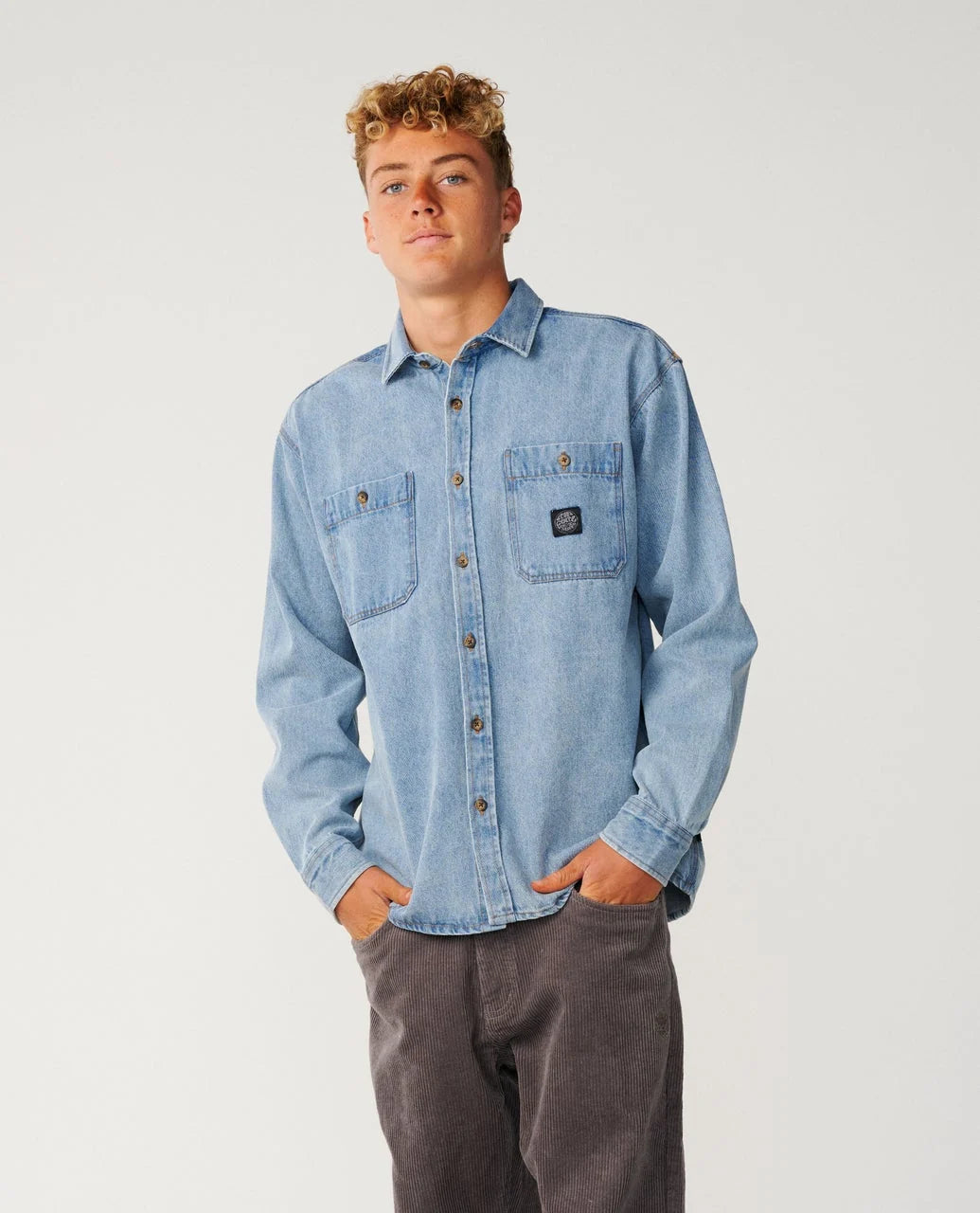 Rip Curl Classic Surf Langarm Jeanshemd