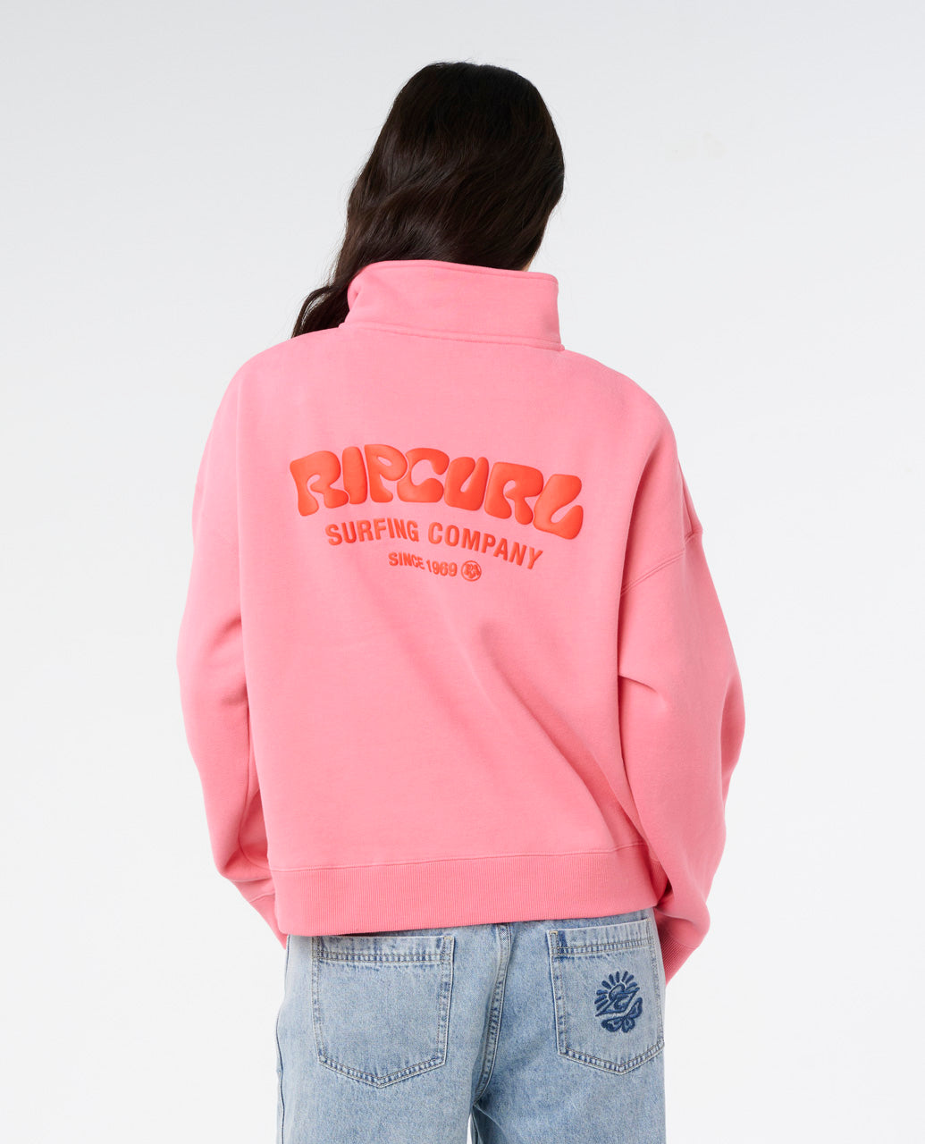Rip Curl Surf Puff Pullover mit Reißverschluss
