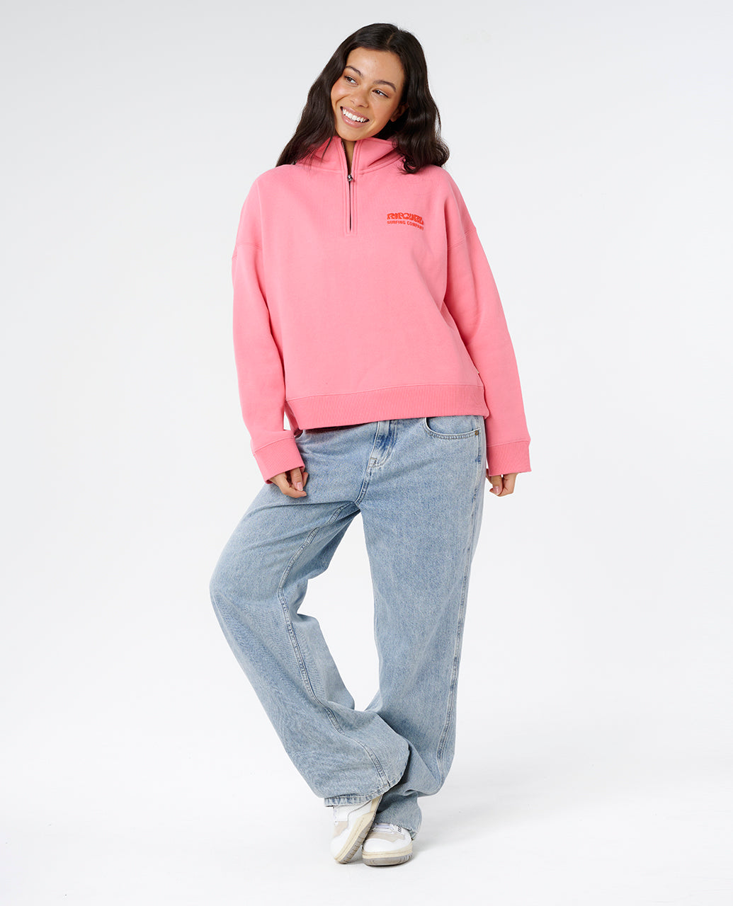 Rip Curl Surf Puff Pullover mit Reißverschluss