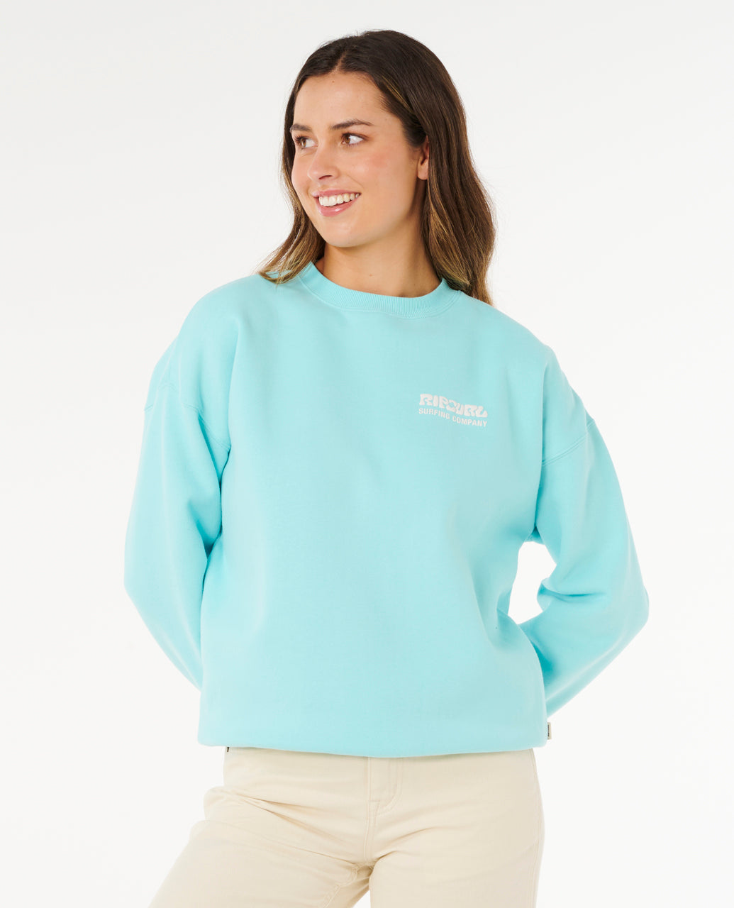 Rip Curl Surf Puff Inspired Crew Fleece