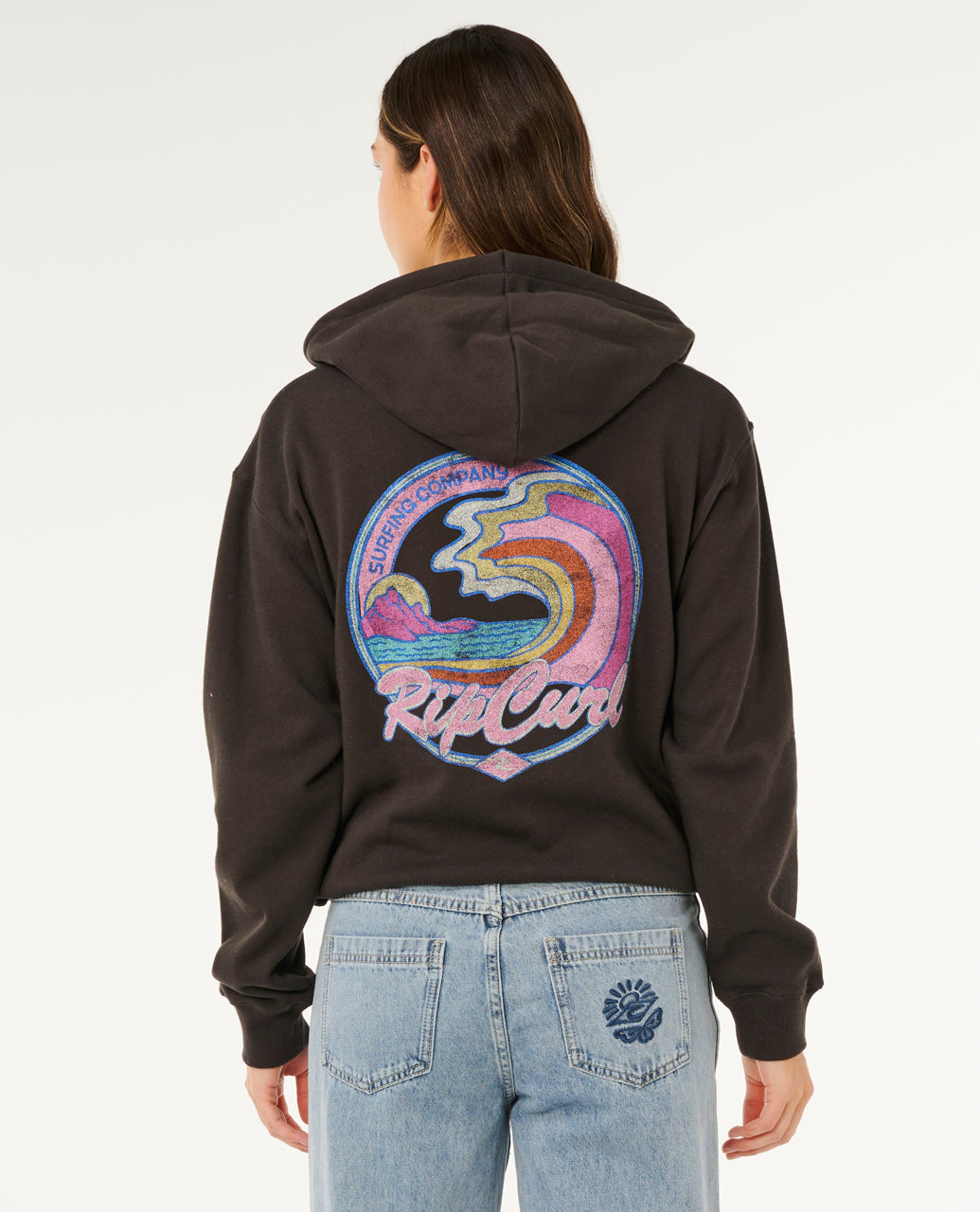 Rip Curl Lay Day Relaxed Zip Through Fleece - Mooloolabas
