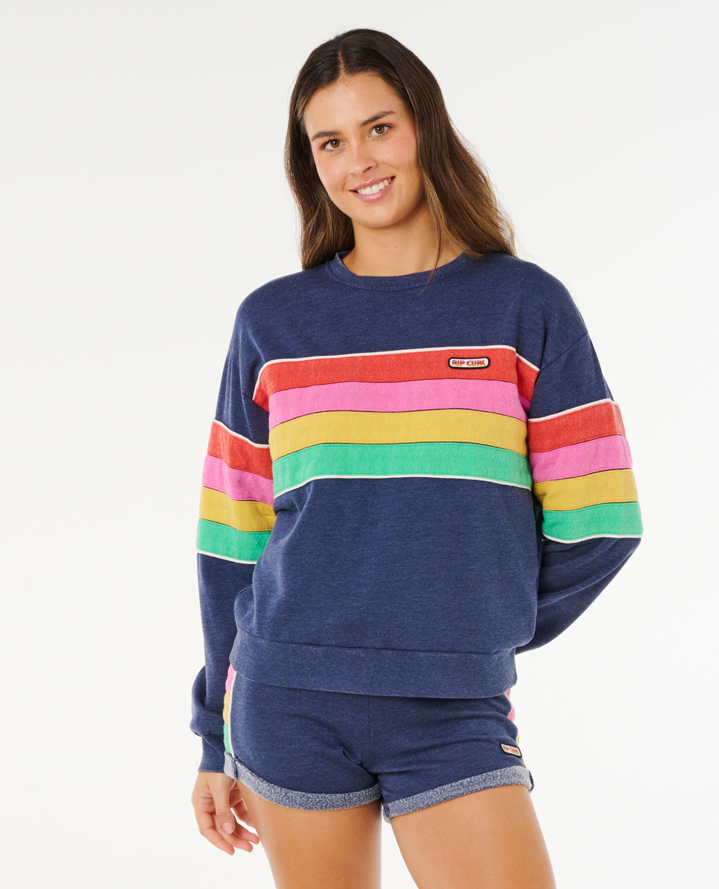 Rip Curl Surf Revival Relaxed Crew Fleece - Mooloolabas