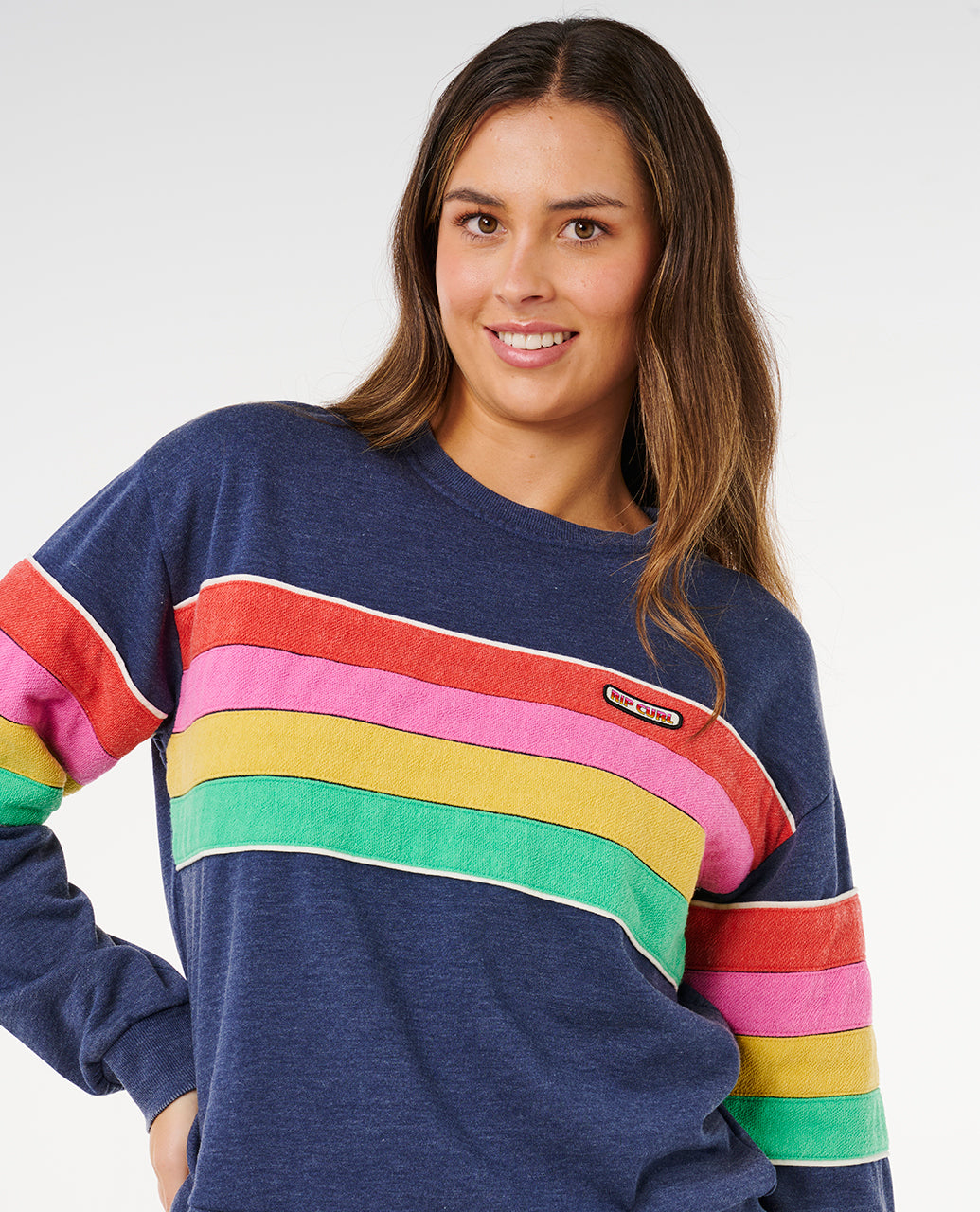 Rip Curl Surf Revival Relaxed Crew Fleece - Mooloolabas