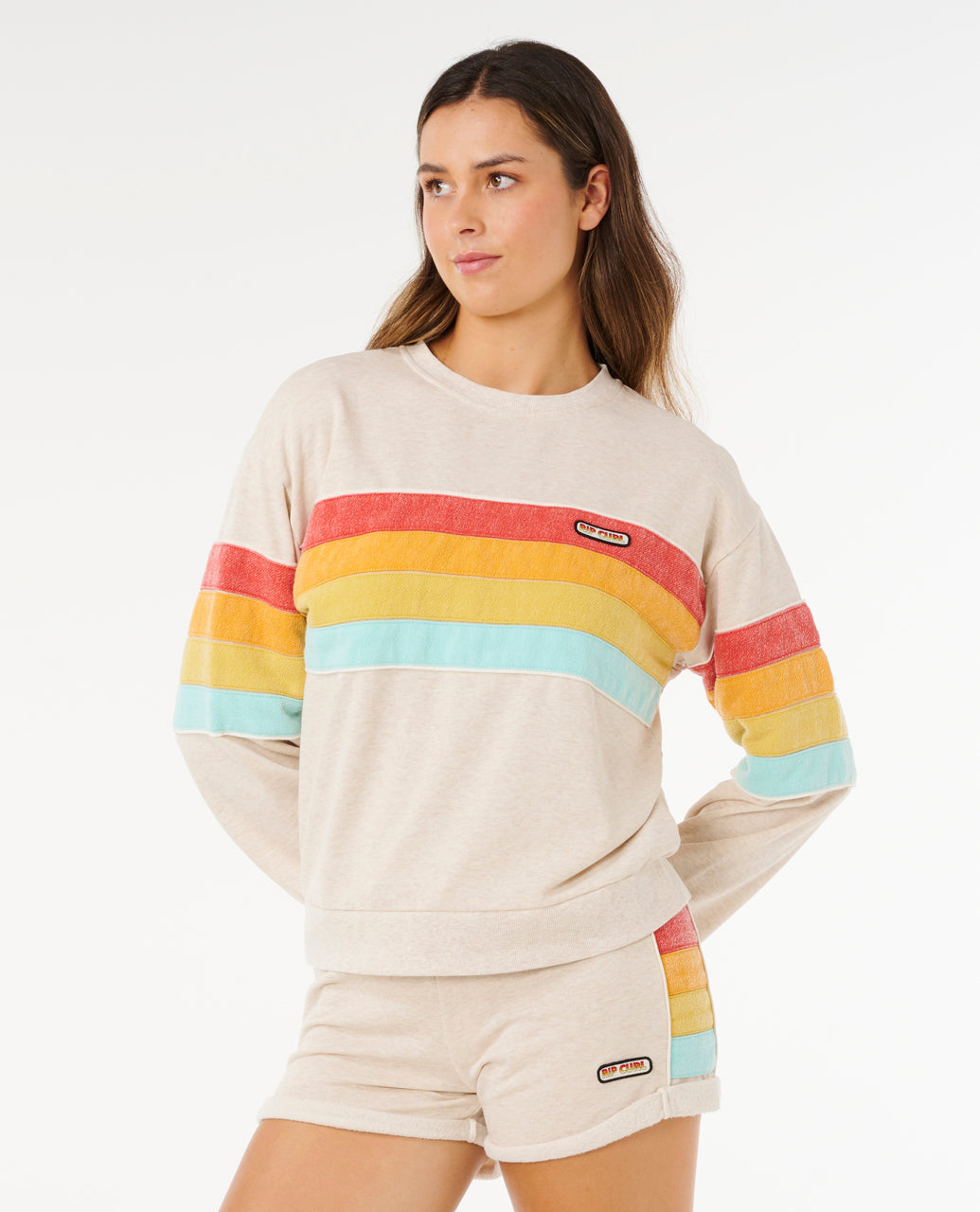 Rip Curl Surf Revival Relaxed Crew Fleece - Mooloolabas