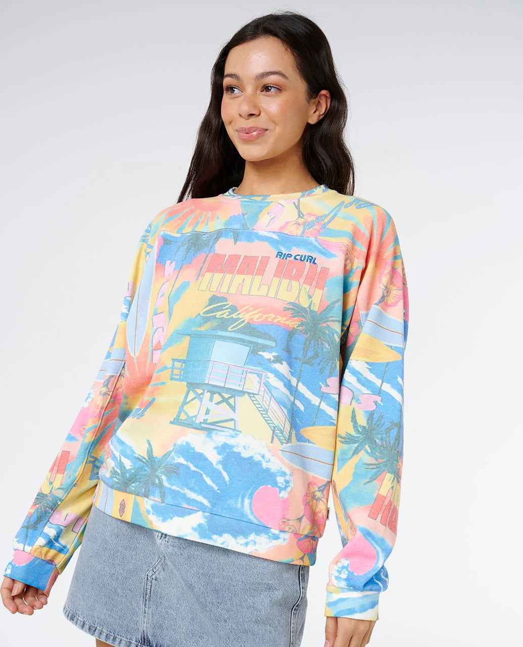 Rip Curl Surf Side Relaxed Crew Fleece