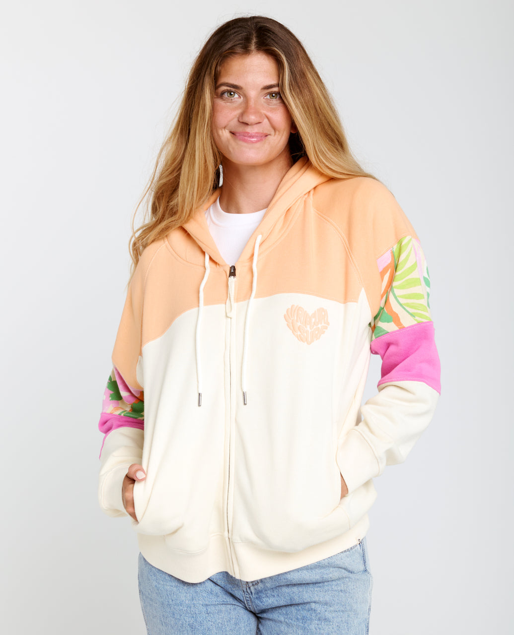 Rip Curl Colour Block Kapuzensweatjacke