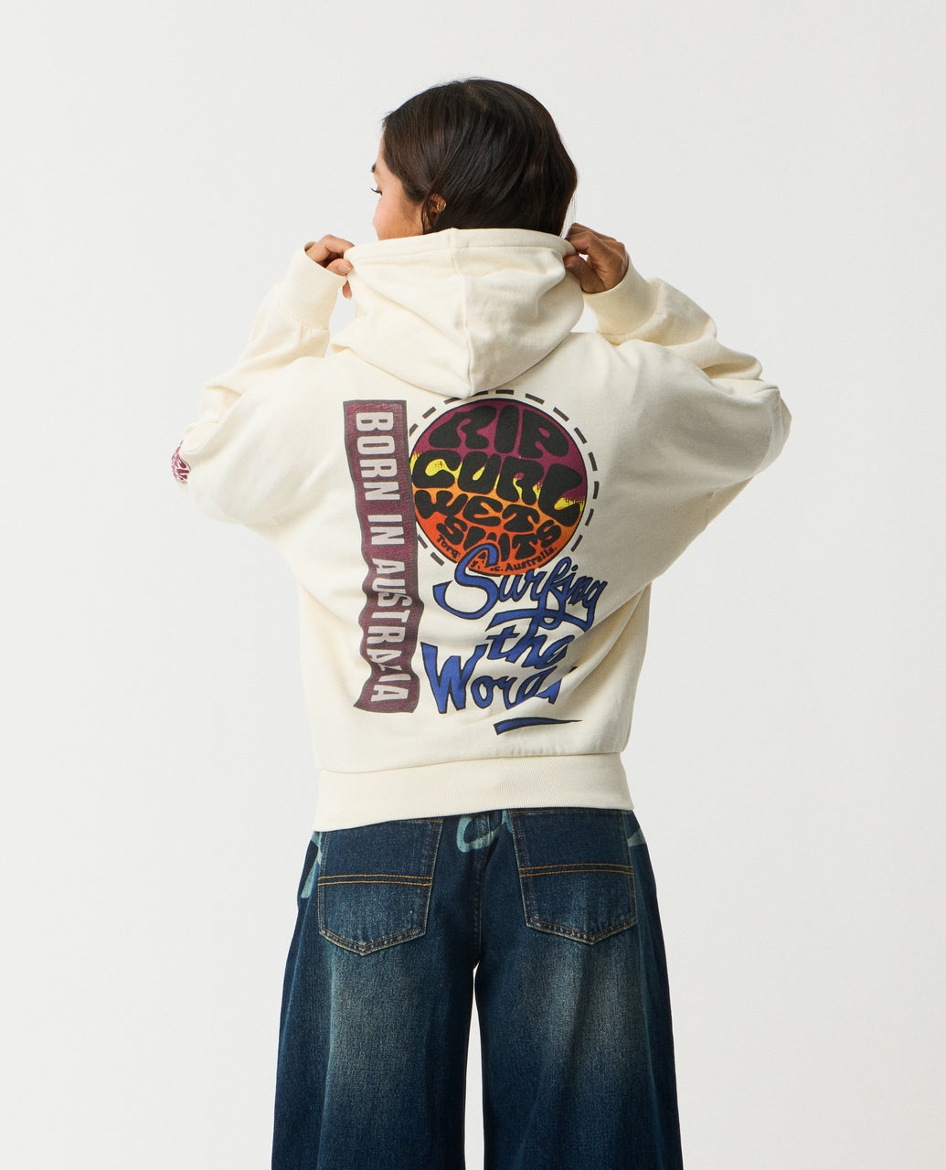 Rip Curl Surf The World Zip Thru Hoodie