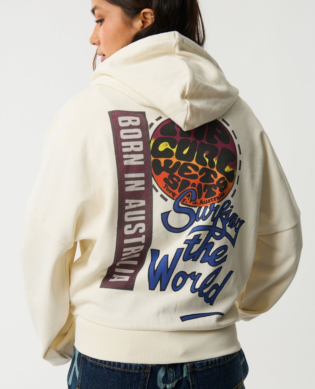Rip Curl Surf The World Zip Thru Hoodie