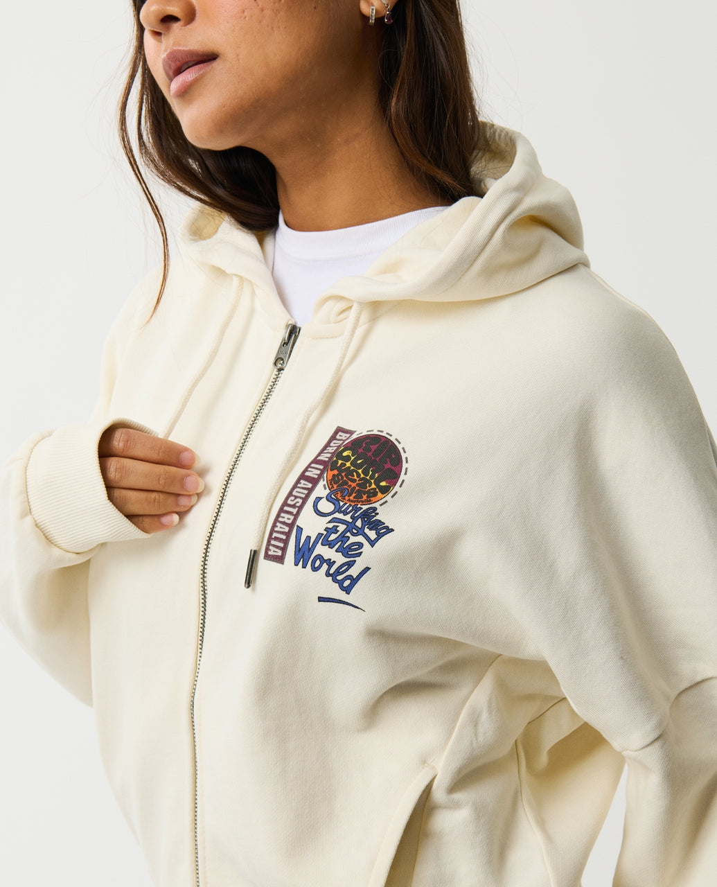 Rip Curl Surf The World Zip Thru Hoodie