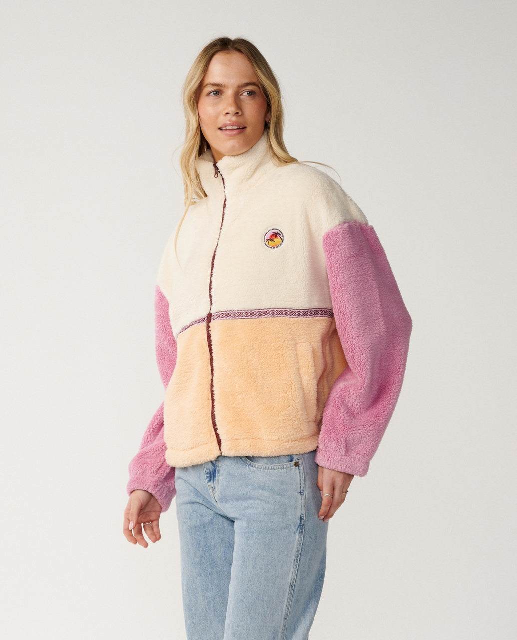 Rip Curl Surf Revival Heritage ZT Polar Fleecejacke