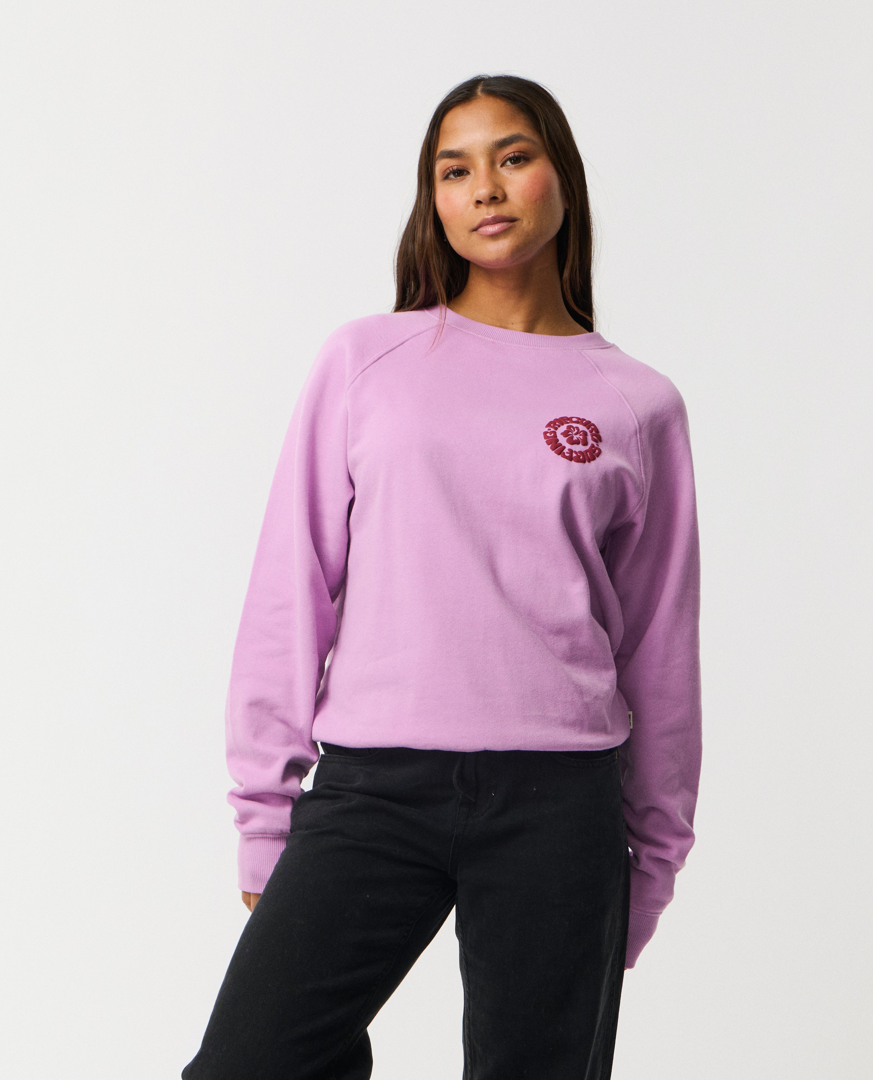Rip Curl Surf Puff Raglan Relax Sweatshirt