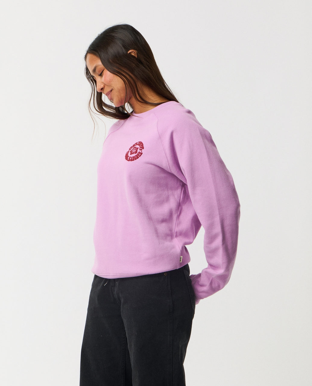 Rip Curl Surf Puff Raglan Relax Sweatshirt