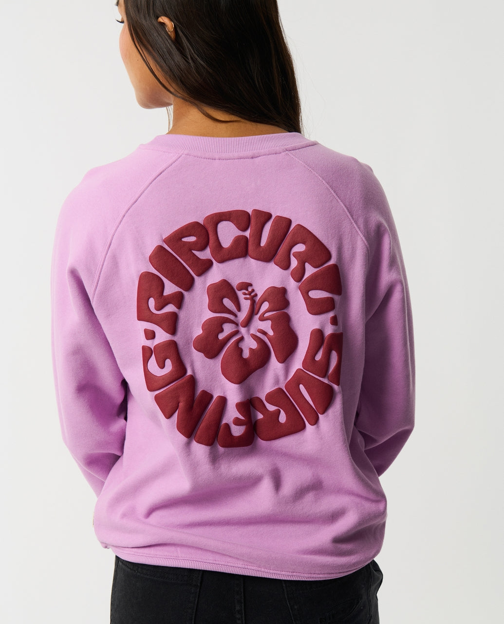 Rip Curl Surf Puff Raglan Relax Sweatshirt