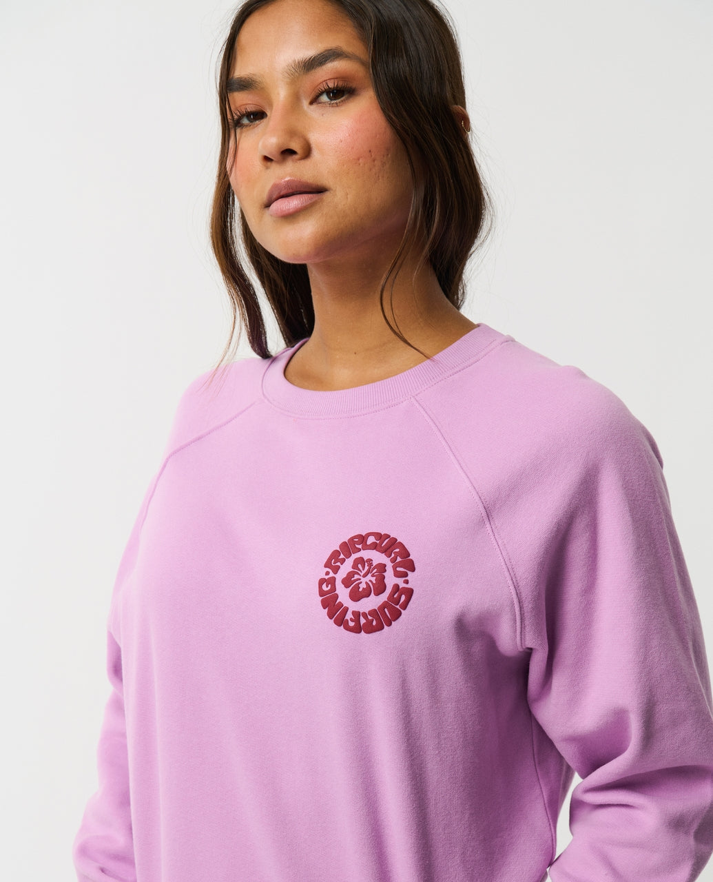 Rip Curl Surf Puff Raglan Relax Sweatshirt