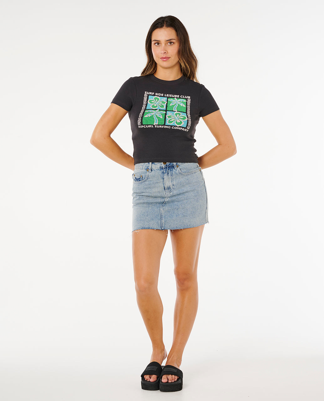 Rip Curl Surf Side Fitted T-Shirt - Mooloolabas