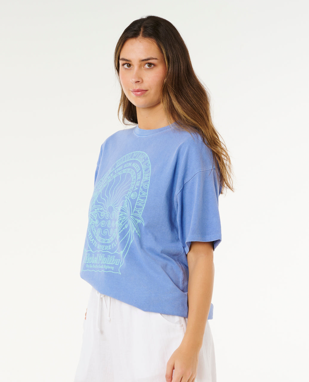 Rip Curl Hotel Malibu Heritage T-Shirt - Mooloolabas