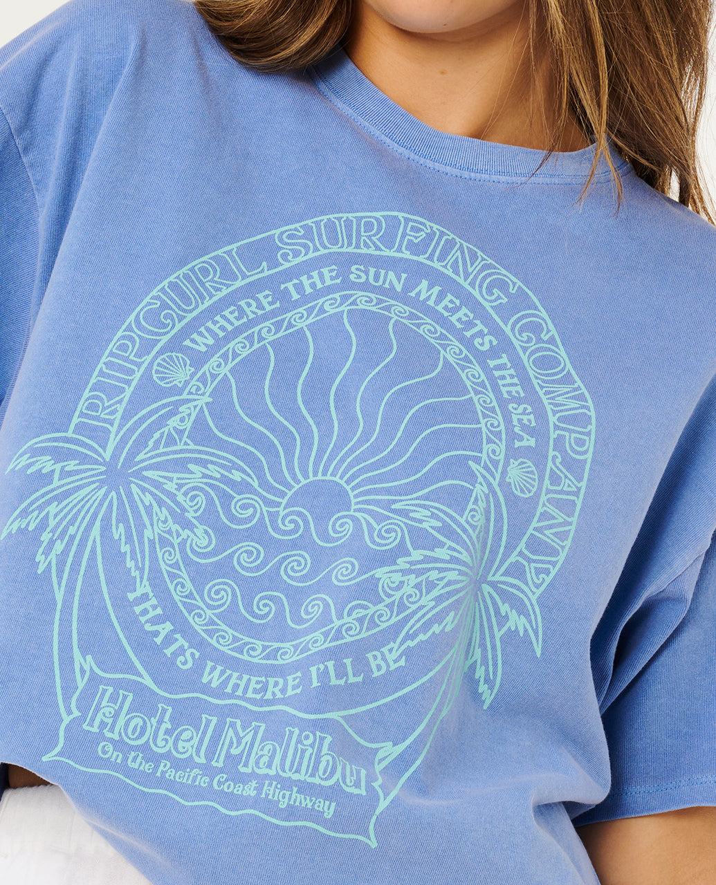 Rip Curl Hotel Malibu Heritage T-Shirt - Mooloolabas