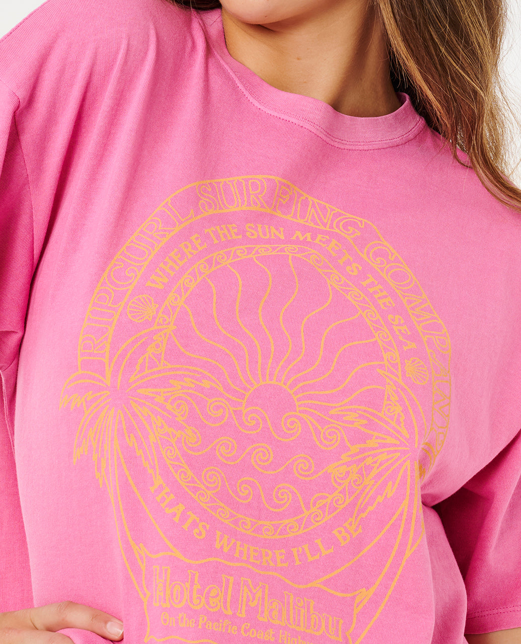 Rip Curl Hotel Malibu Heritage T-Shirt - Mooloolabas