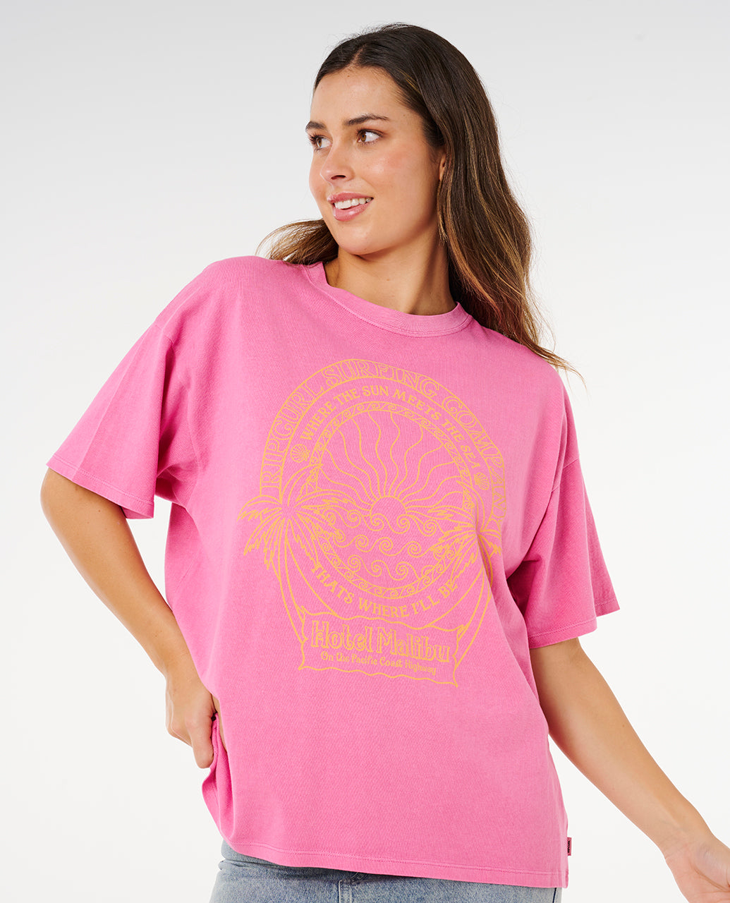 Rip Curl Hotel Malibu Heritage T-Shirt - Mooloolabas
