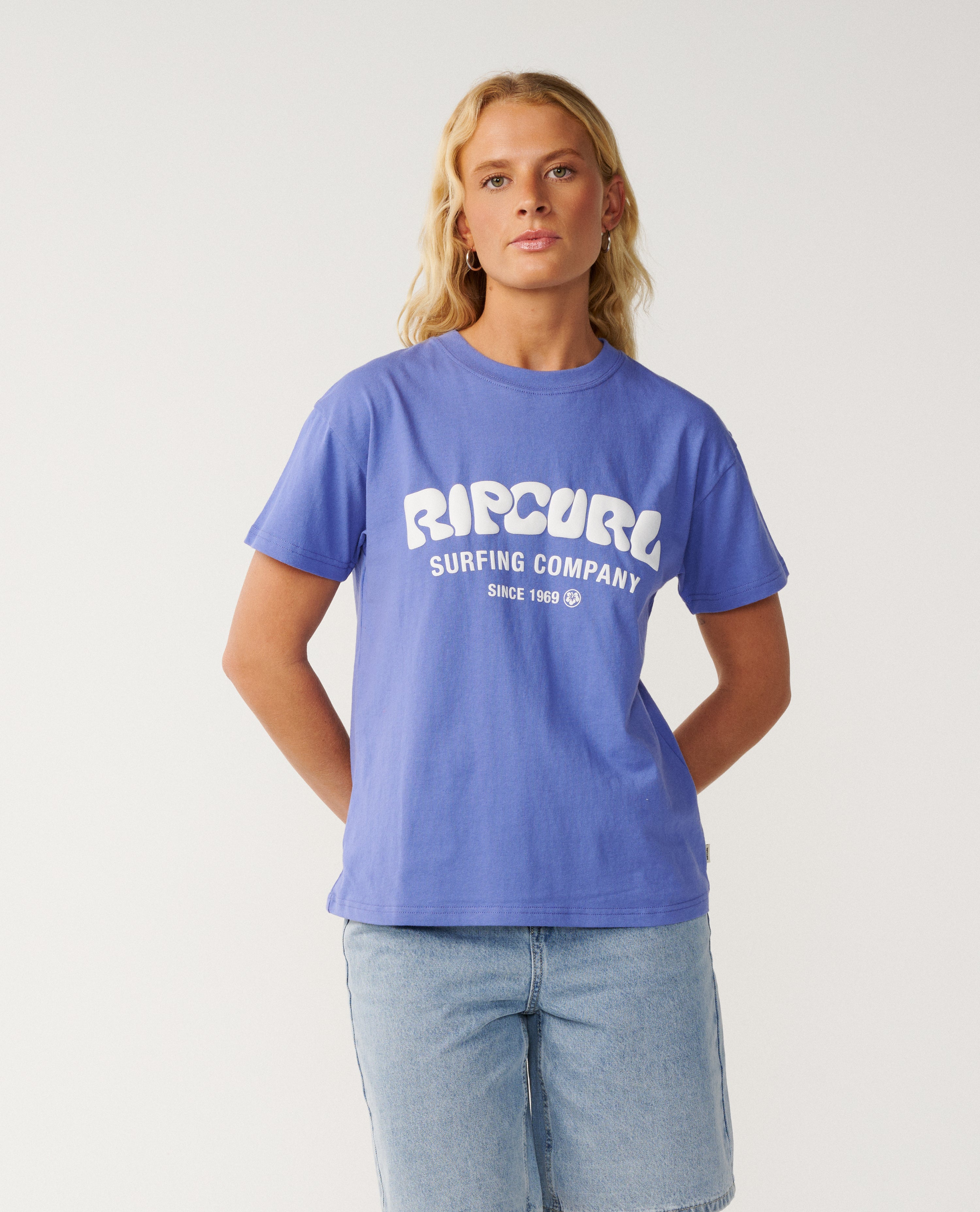 Rip Curl Surf Puff Party Pack Relaxed T-Shirt