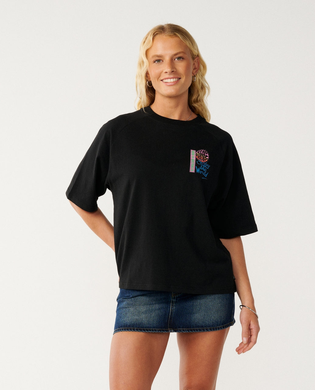 Rip Curl Surf The World Boxy T-Shirt