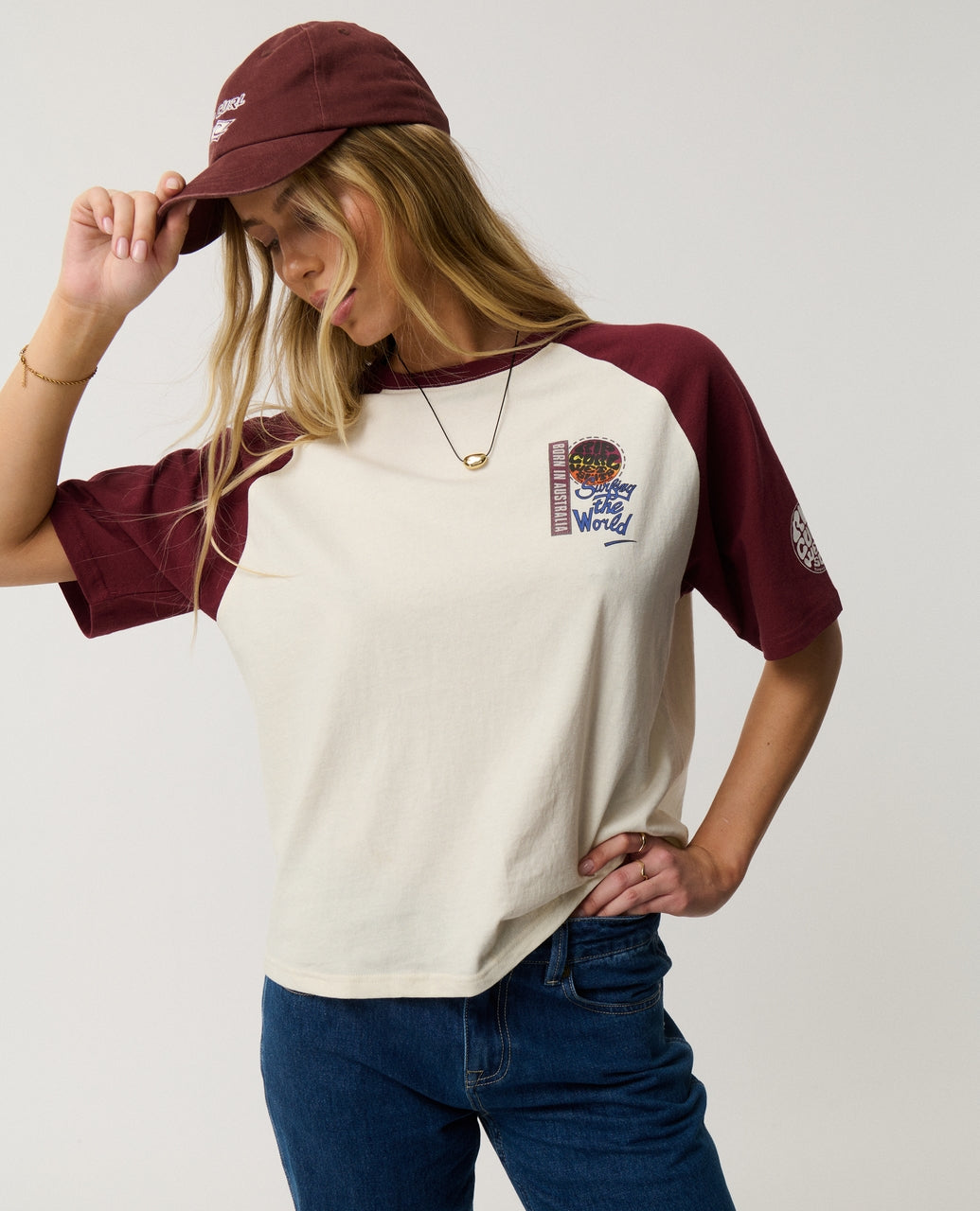 Rip Curl Surf The World Boxy T-Shirt