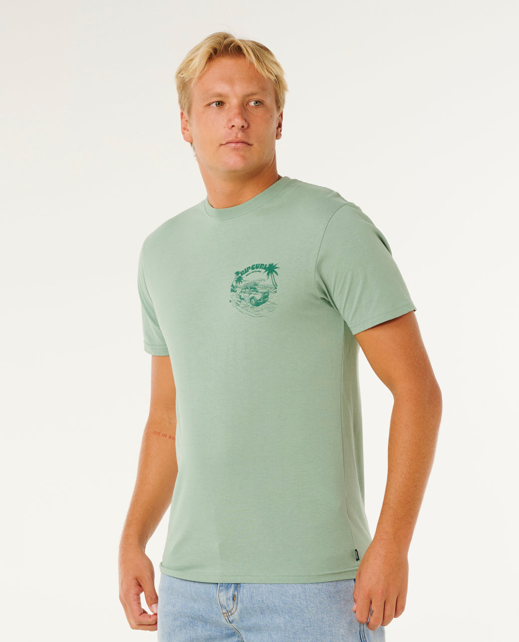 Rip Curl Keep On Trucking Short Sleeve T-Shirt - Mooloolabas