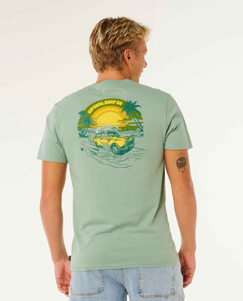 Rip Curl Keep On Trucking Short Sleeve T-Shirt - Mooloolabas