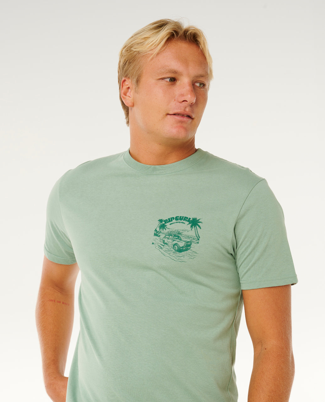 Rip Curl Keep On Trucking Short Sleeve T-Shirt - Mooloolabas