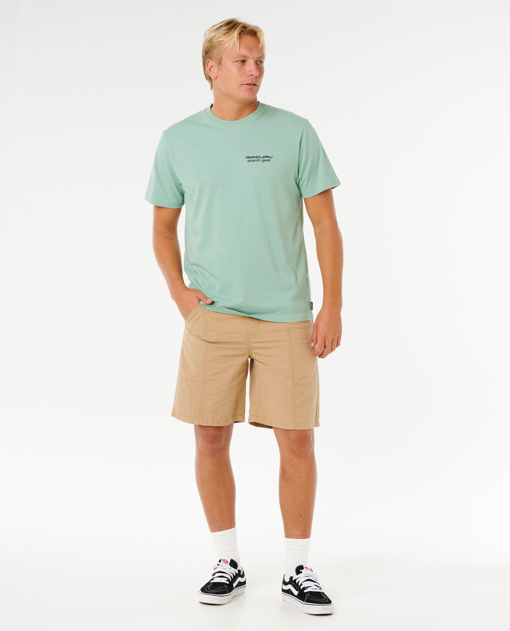 Rip Curl Vaporcool Search Peak T-Shirt - Mooloolabas