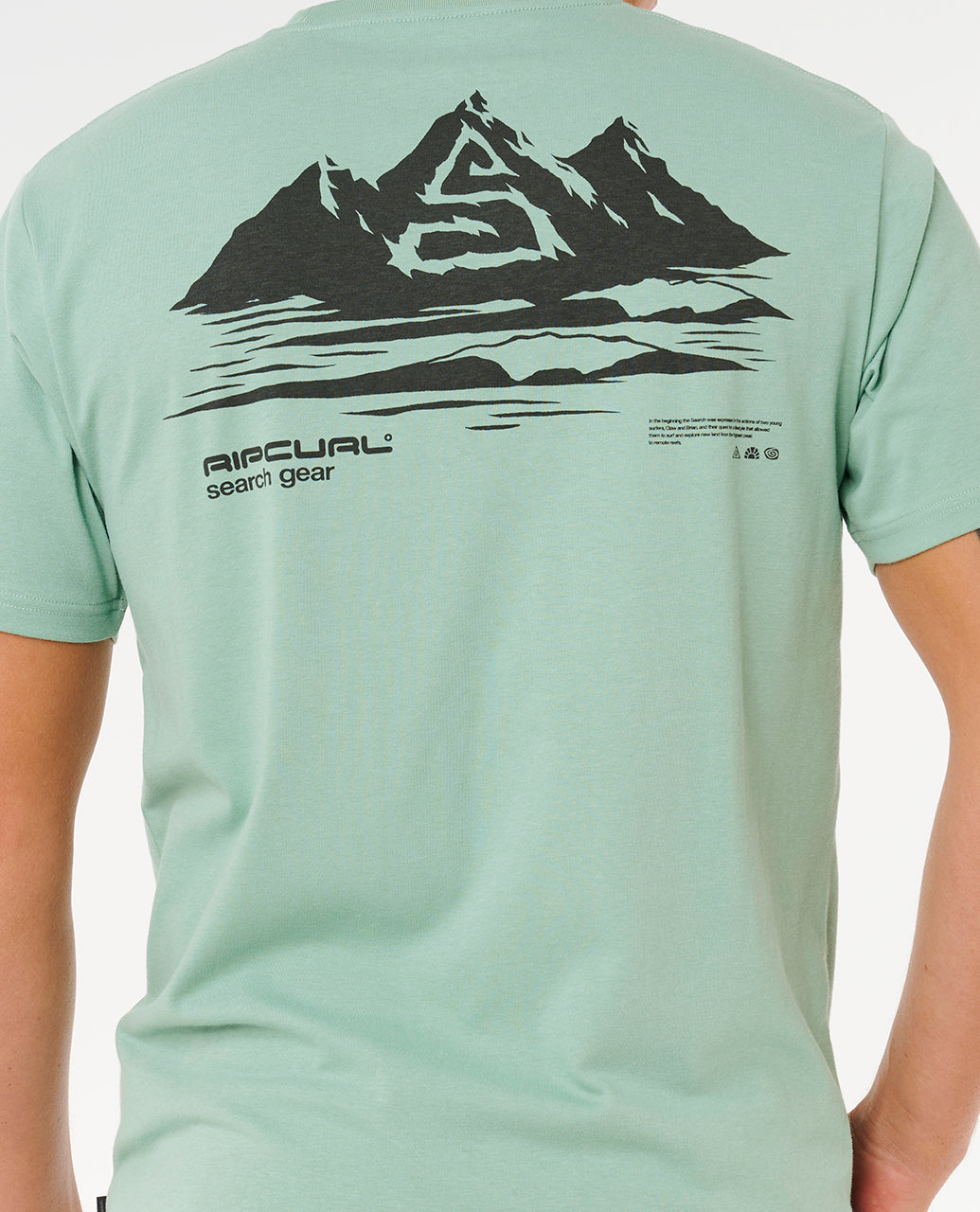Rip Curl Vaporcool Search Peak T-Shirt - Mooloolabas