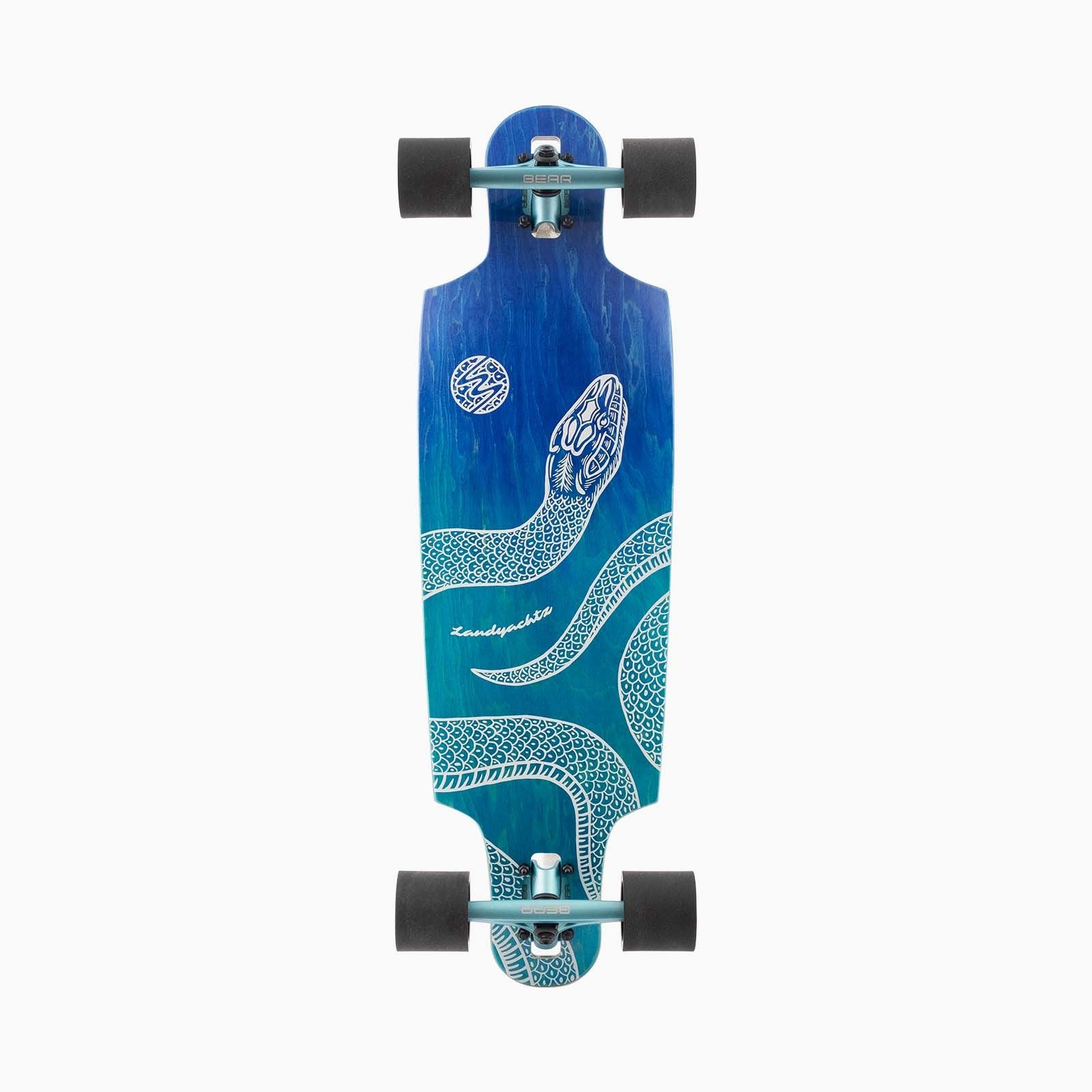Landyachtz Drop Cat Python 33 Zoll Drop-Through Longboard Complete