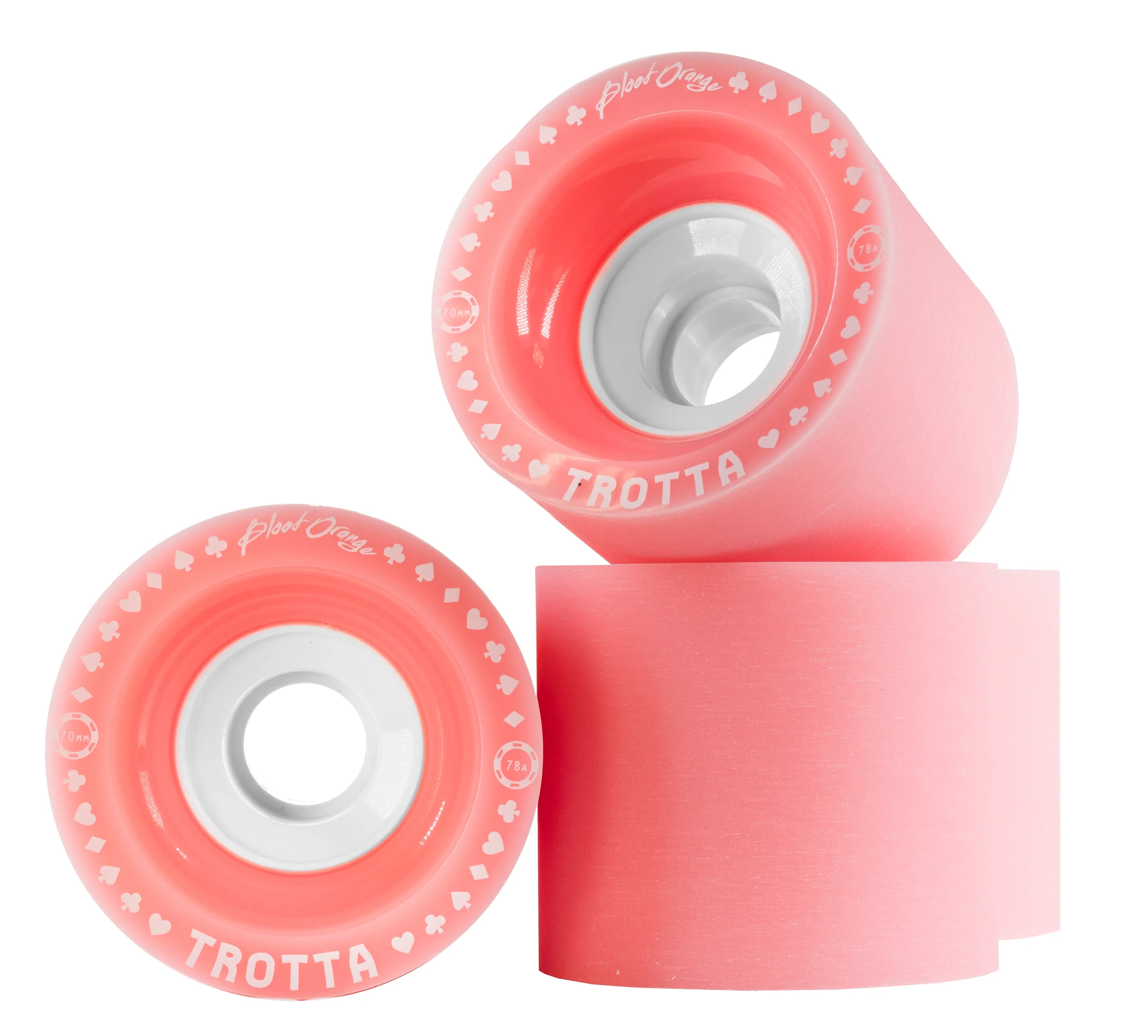 Blood Orange Trotta Pro Series 70mm 78a Longboard Rollen
