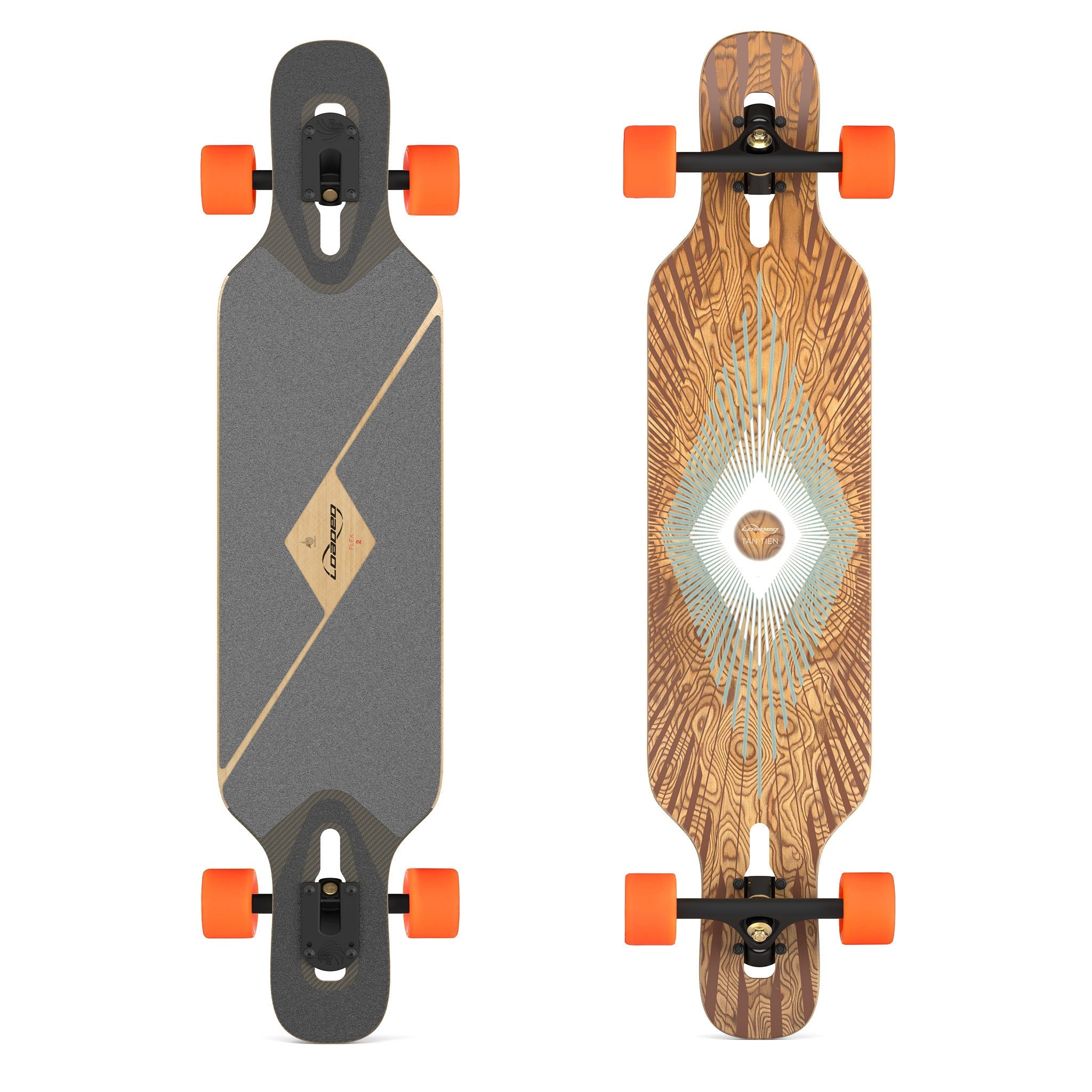 Loaded Tan Tien Prism 39" Drop Through Longboard Complete - Mooloolabas