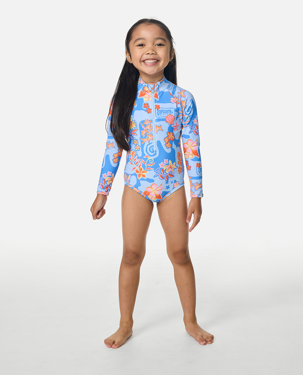 Rip Curl Surf Magic Langarm-Einteiler für Mädchen - Mooloolabas