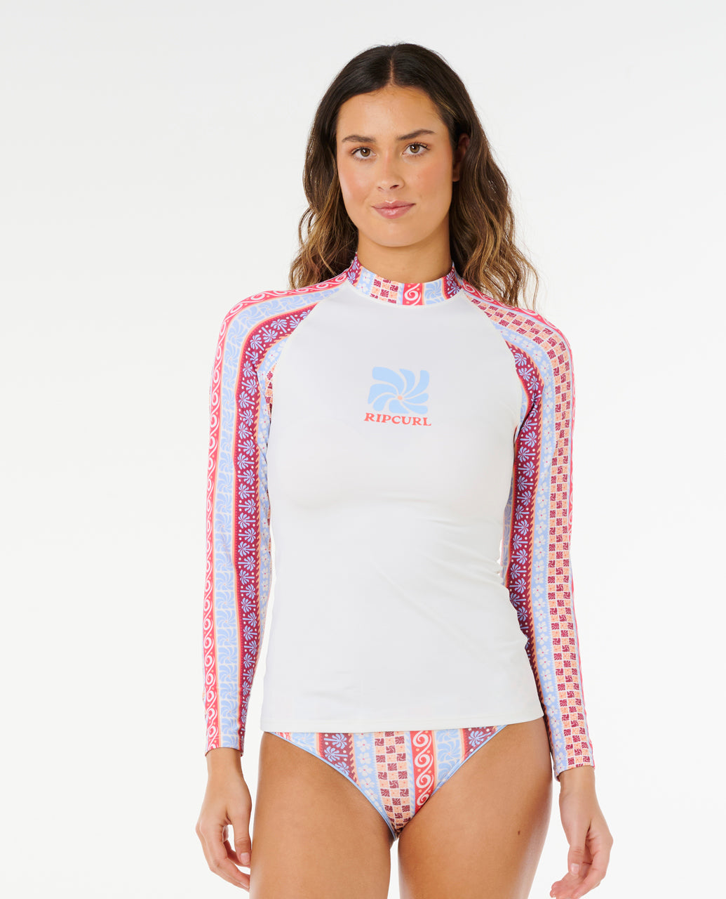 Rip Curl Coastal Instinct UPF Long Sleeve Rash Vest - Mooloolabas