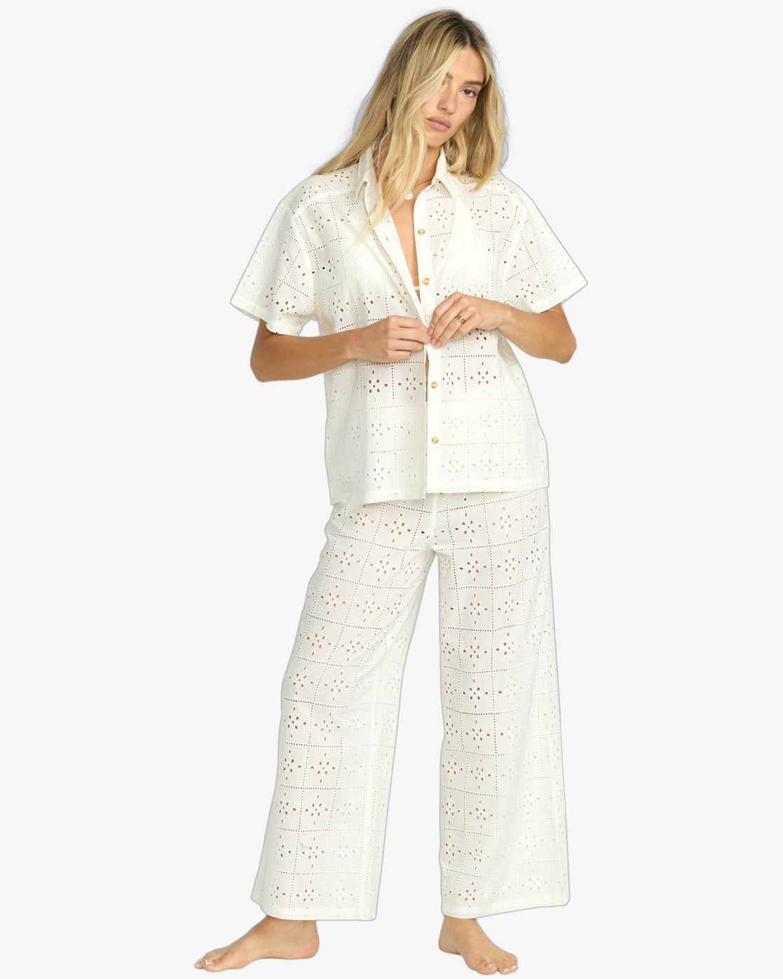 Billabong Eyelet Crush - Beach Coverup Shirt für Frauen