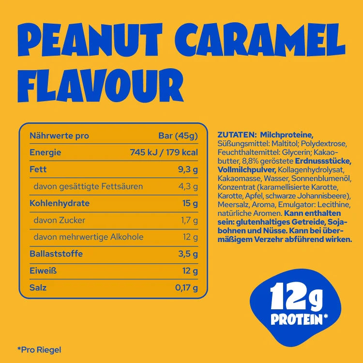Ahead Peanut Caramel Proteinriegel - Mooloolabas
