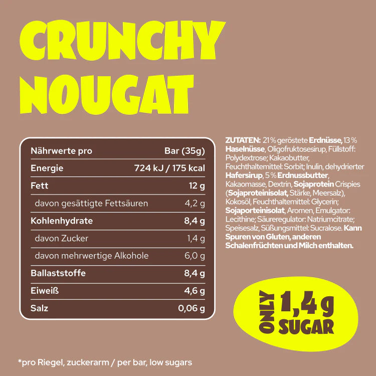 Ahead Crunchy Nougat Schokoriegel - Mooloolabas