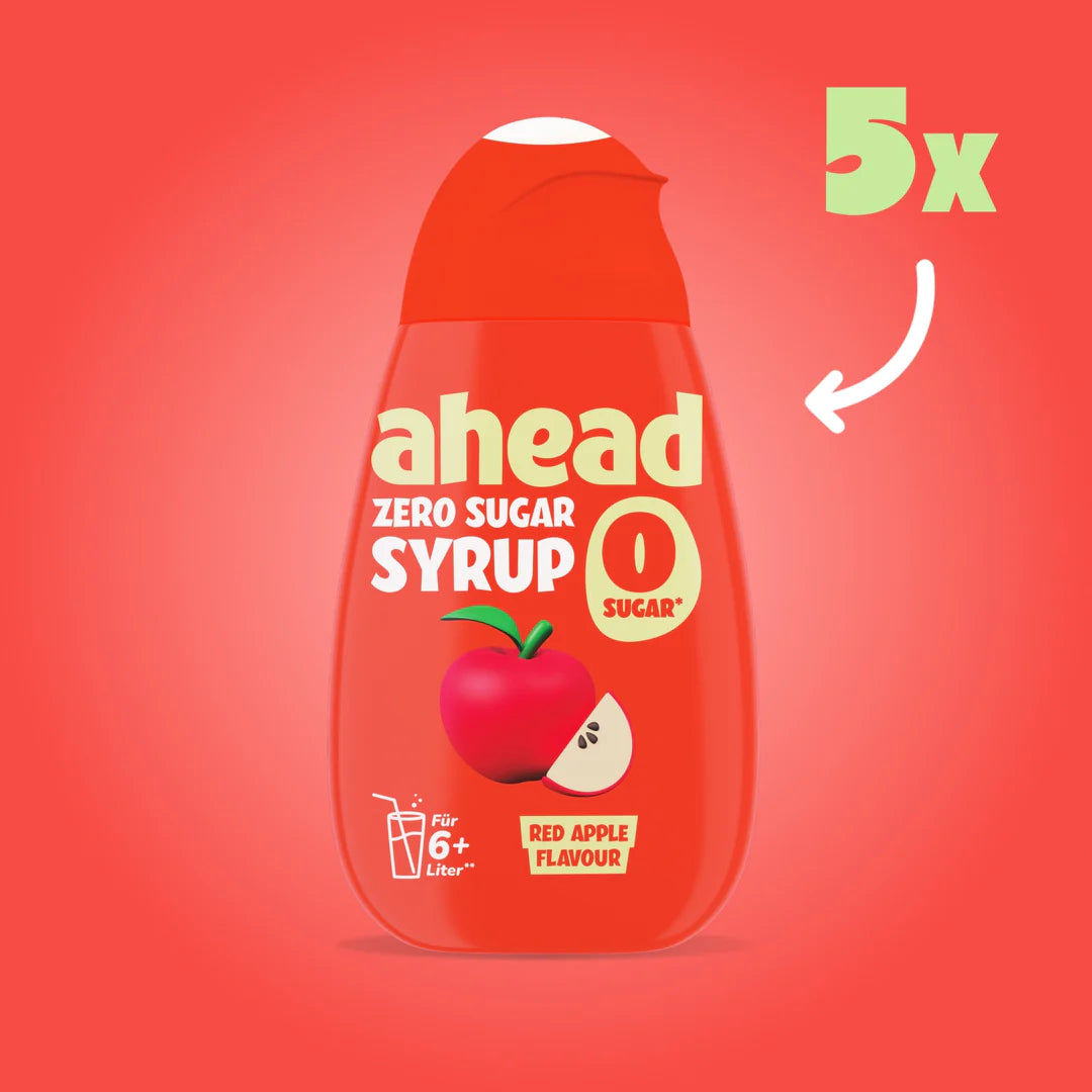 Ahead RED APPLE Zero Sugar Sirup - Mooloolabas
