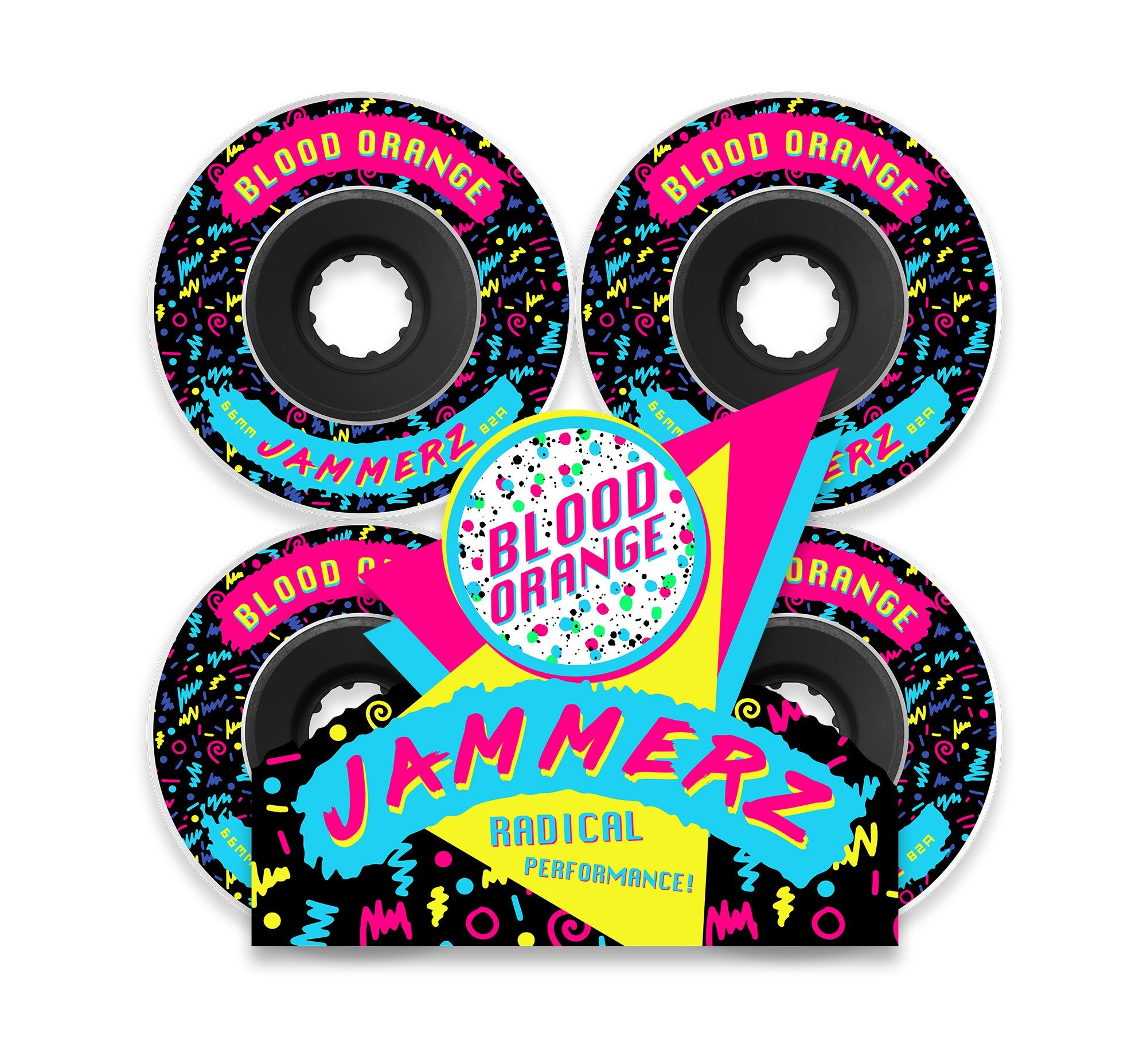 Blood Orange Jammerz 66mm Rollen